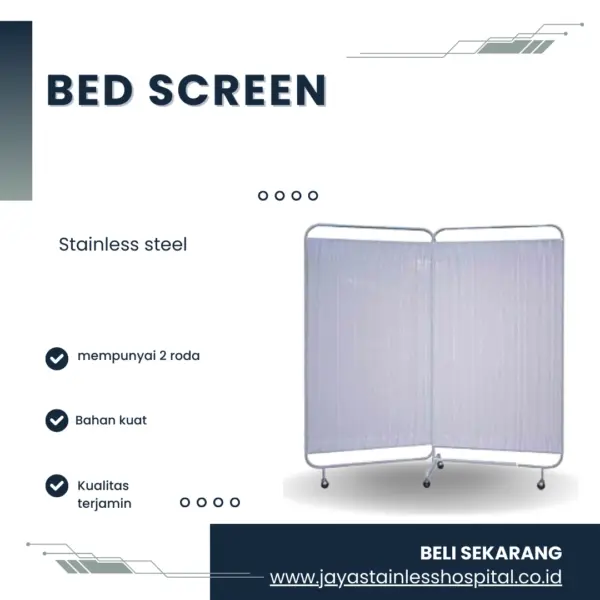 Bed Screen PC Triple BSS-103-T Alkes