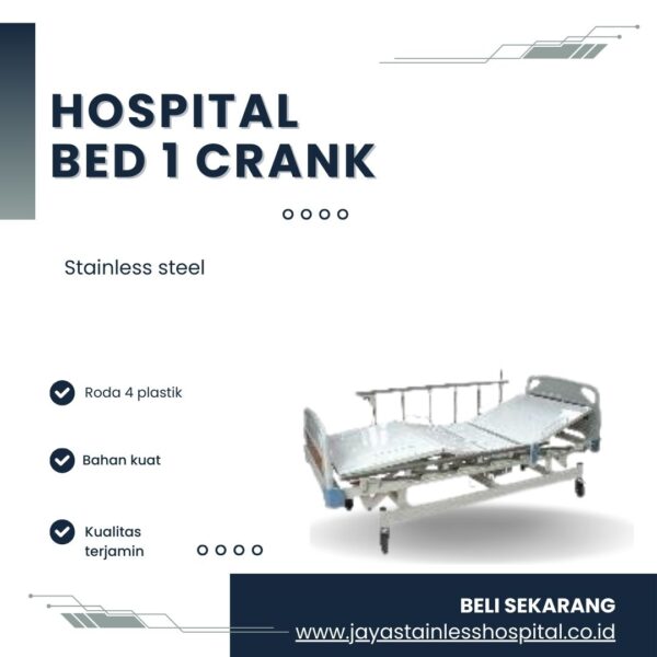 HOSPITAL BED 1 CRANK ABS BHB-103-1ABS