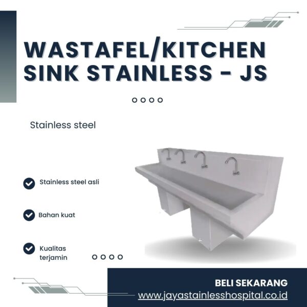 Wastafel/Kitchen Sink Stainless - JS